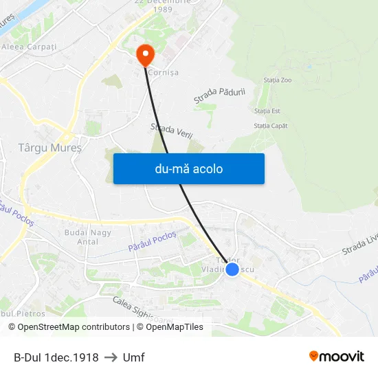 Harta de B-Dul 1dec.1918 către Umf