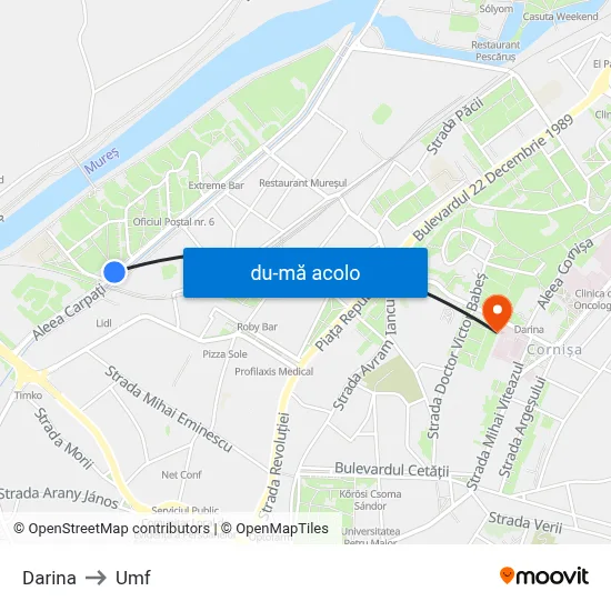 Harta de Darina către Umf