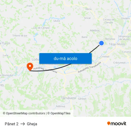 Harta de Pănet 2 către Gheja