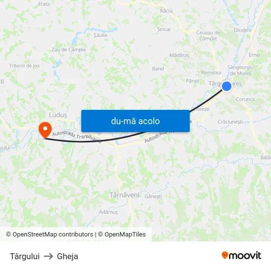 Harta de Târgului către Gheja