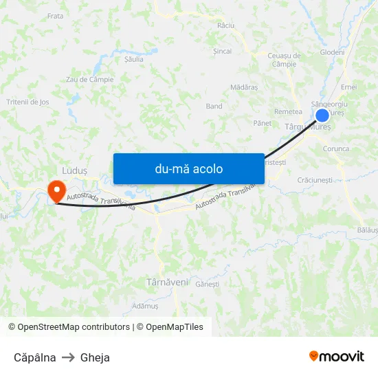 Harta de Căpâlna către Gheja