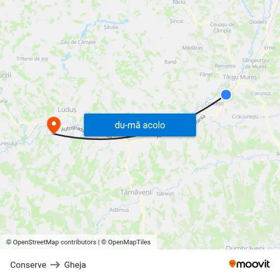 Harta de Conserve către Gheja