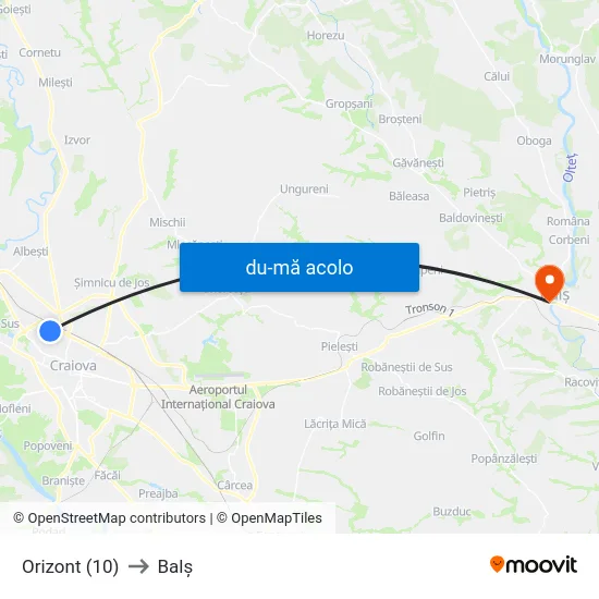 Harta de Orizont (10) către Balș