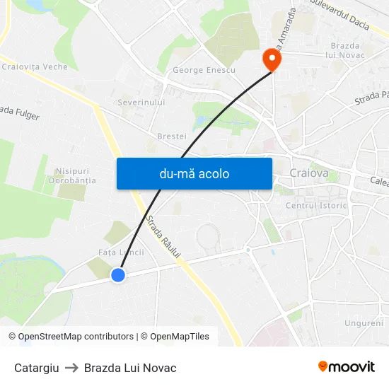 Harta de Catargiu către Brazda Lui Novac