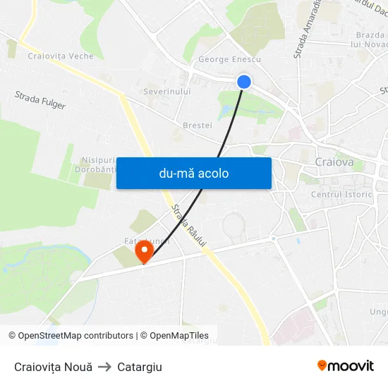 Harta de Craiovița Nouă către Catargiu