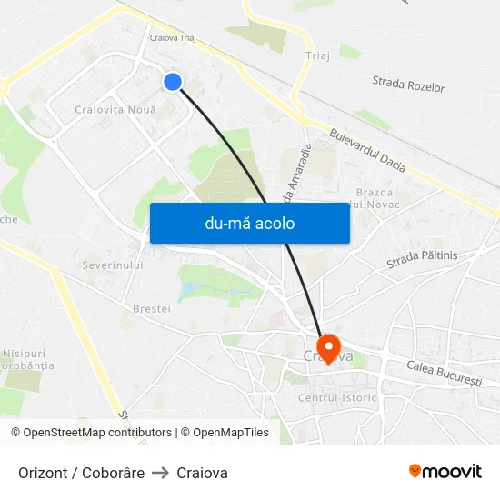 Harta de Orizont / Coborâre către Craiova