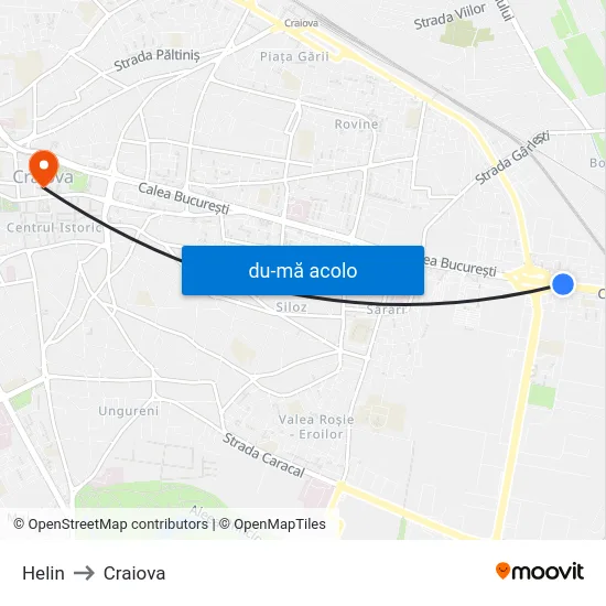 Harta de Helin către Craiova