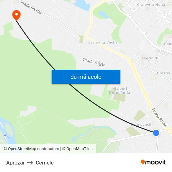 Harta de Aprozar către Cernele