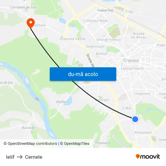 Harta de Ielif către Cernele