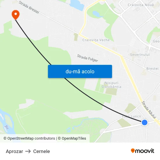 Harta de Aprozar către Cernele