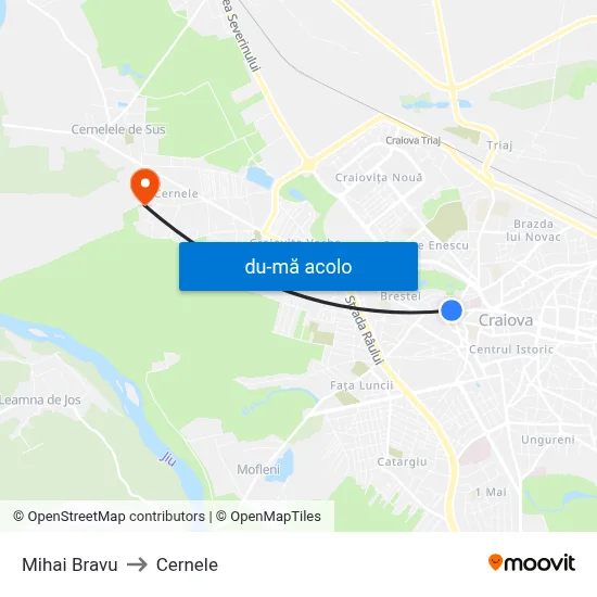 Harta de Mihai Bravu către Cernele