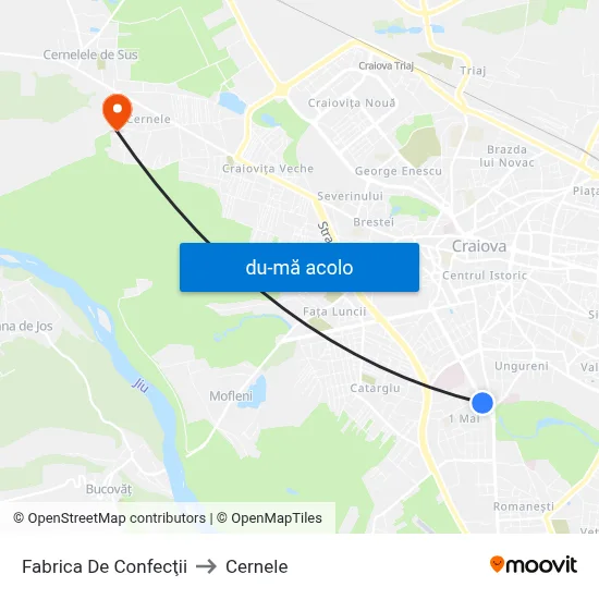 Harta de Fabrica De Confecţii către Cernele