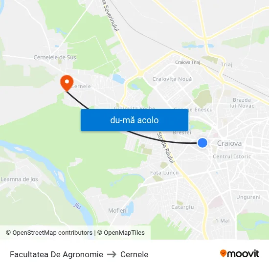 Harta de Facultatea De Agronomie către Cernele