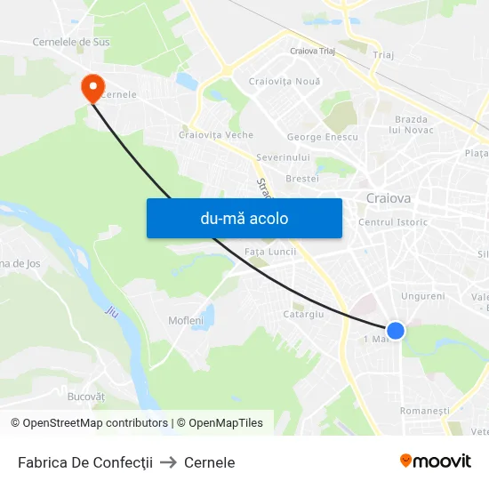 Harta de Fabrica De Confecţii către Cernele