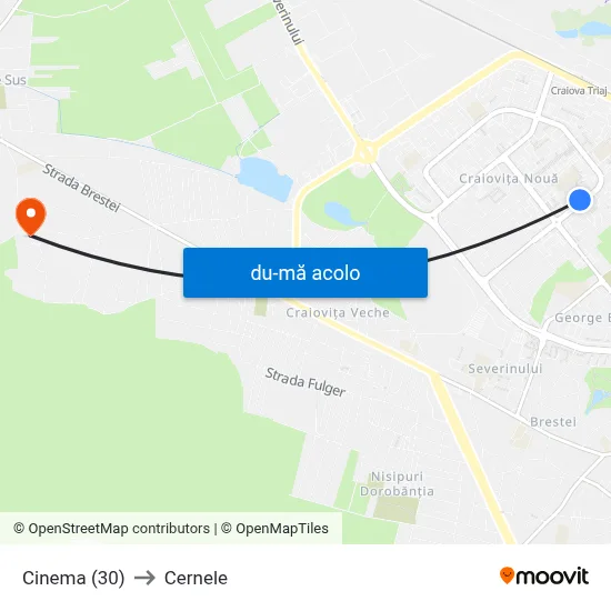 Harta de Cinema (30) către Cernele