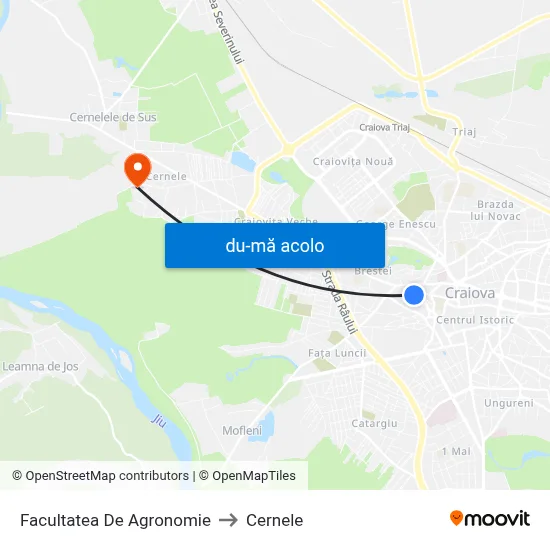 Harta de Facultatea De Agronomie către Cernele