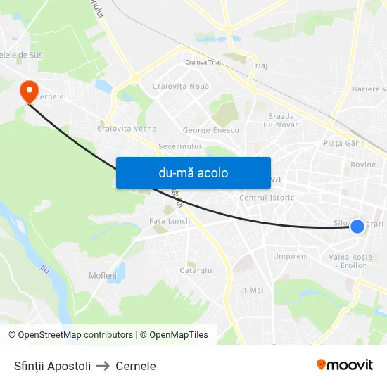 Harta de Sfinții Apostoli către Cernele