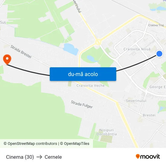 Harta de Cinema (30) către Cernele