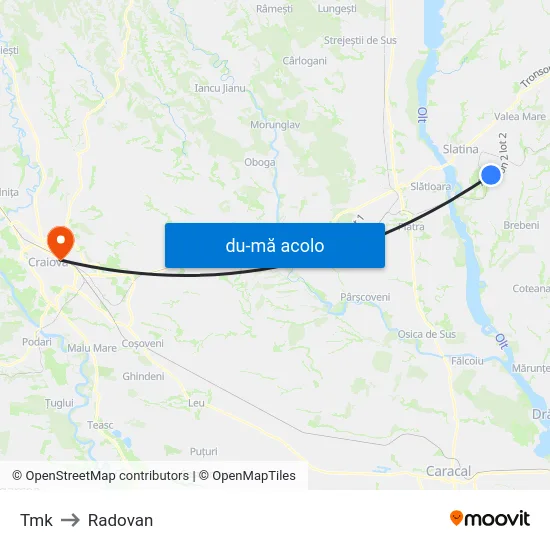 Harta de Tmk către Radovan