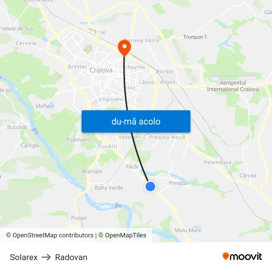 Harta de Solarex către Radovan