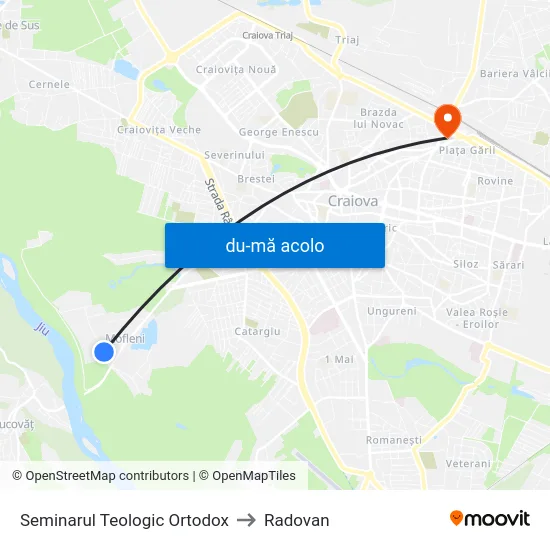 Harta de Seminarul Teologic Ortodox către Radovan