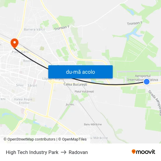 Harta de High Tech Industry Park către Radovan