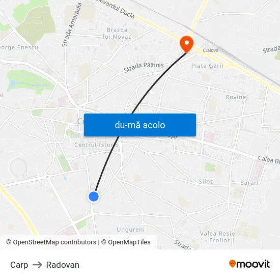 Harta de Carp către Radovan