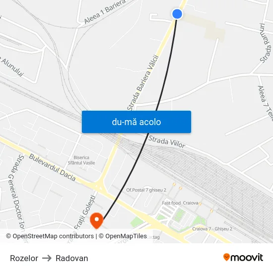 Harta de Rozelor către Radovan