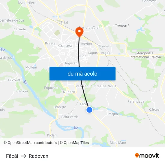 Harta de Făcăi către Radovan