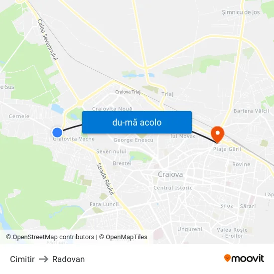 Harta de Cimitir către Radovan