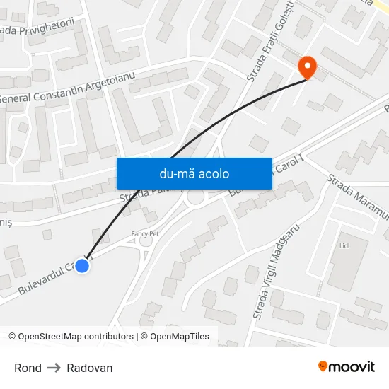 Harta de Rond către Radovan