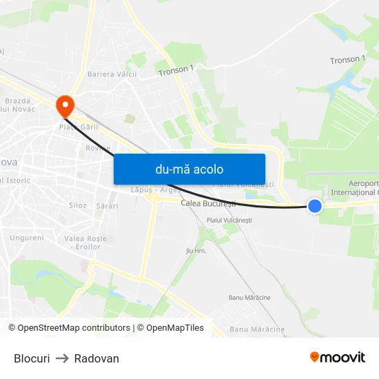 Harta de Blocuri către Radovan