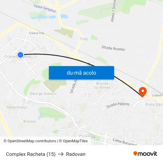 Harta de Complex Racheta (15) către Radovan
