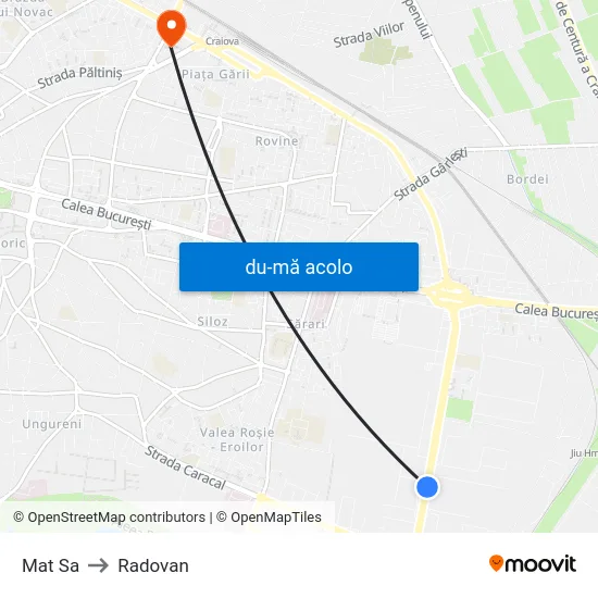 Harta de Mat Sa către Radovan