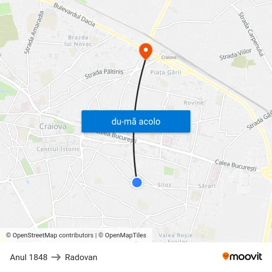 Harta de Anul 1848 către Radovan