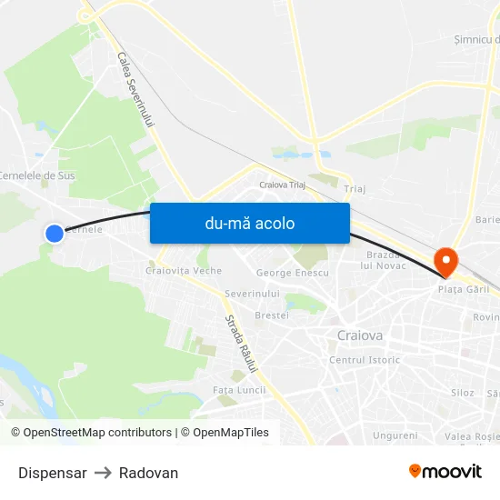 Harta de Dispensar către Radovan