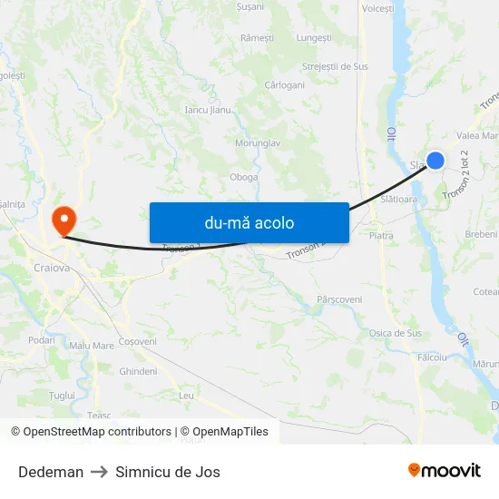 Harta de Dedeman către Simnicu de Jos