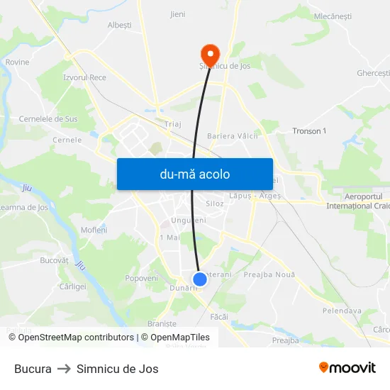 Harta de Bucura către Simnicu de Jos