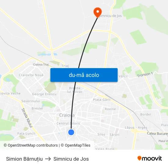 Harta de Simion Bărnuțiu către Simnicu de Jos