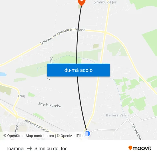 Harta de Toamnei către Simnicu de Jos