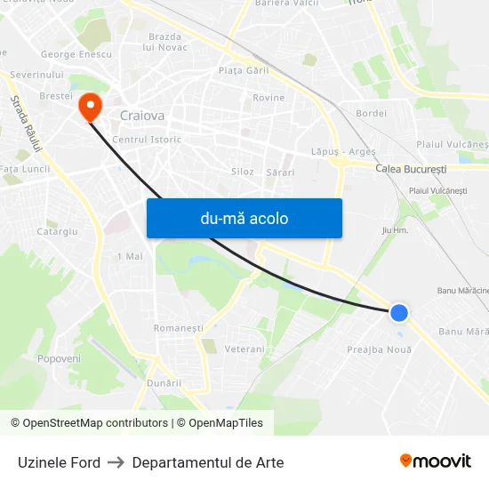Harta de Uzinele Ford către Departamentul de Arte