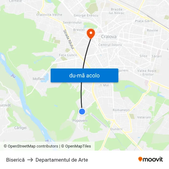 Harta de Biserică către Departamentul de Arte