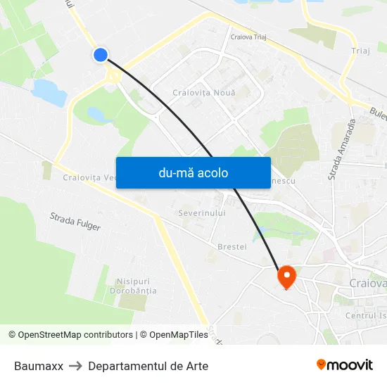 Harta de Baumaxx către Departamentul de Arte