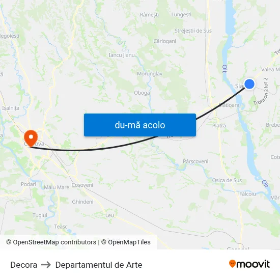 Harta de Decora către Departamentul de Arte