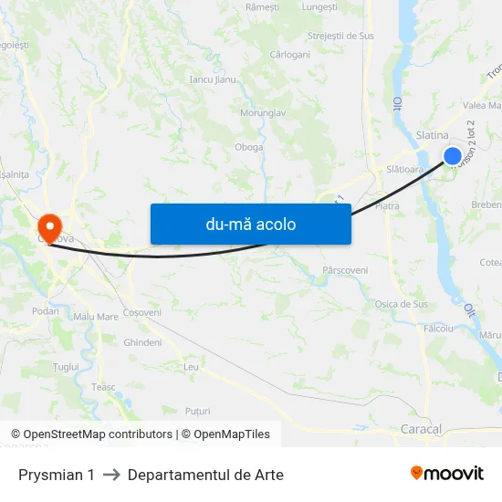 Harta de Prysmian 1 către Departamentul de Arte