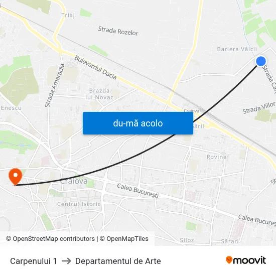 Harta de Carpenului 1 către Departamentul de Arte