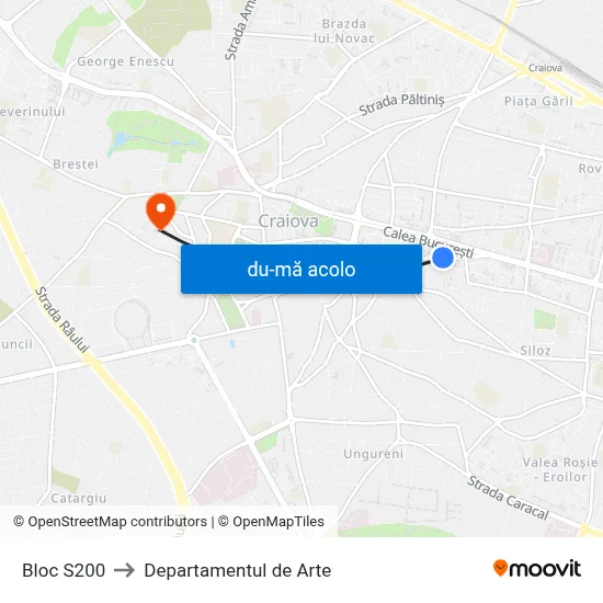 Harta de Bloc S200 către Departamentul de Arte