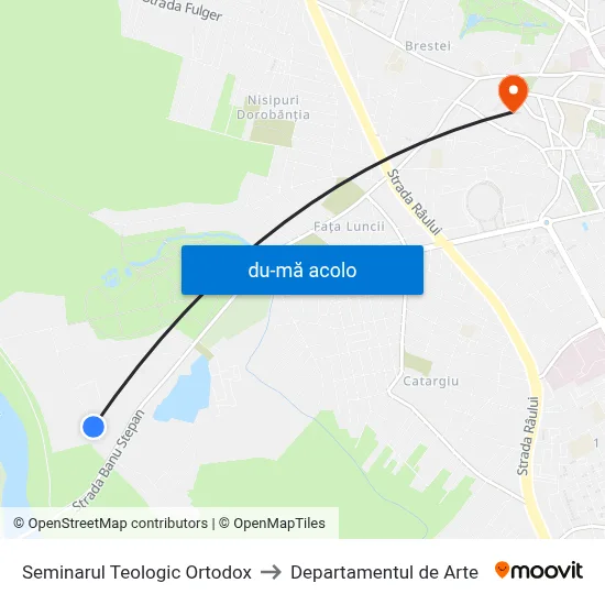 Harta de Seminarul Teologic Ortodox către Departamentul de Arte