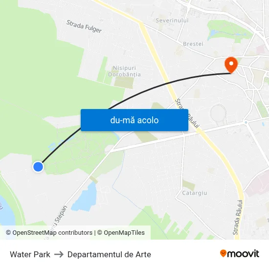 Harta de Water Park către Departamentul de Arte