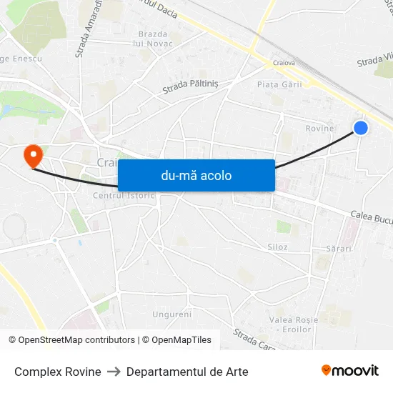 Harta de Complex Rovine către Departamentul de Arte